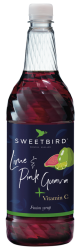 Sweetbird FUSIONS+ Lime and Pink Guava Vit C Syrup 1 l