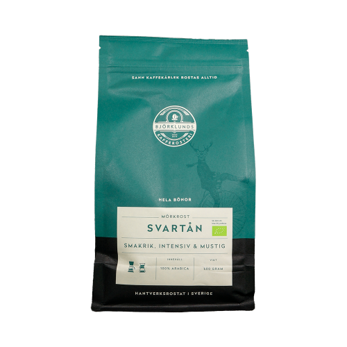 Kaffe Svart�n EKO 500g Hela B�nor