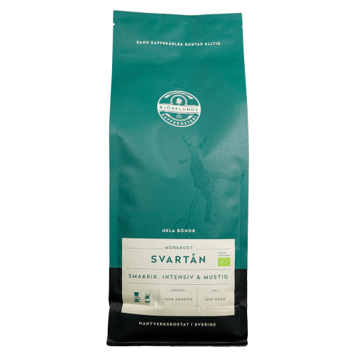 Kaffe Svart�n EKO 1Kg Hela B�nor