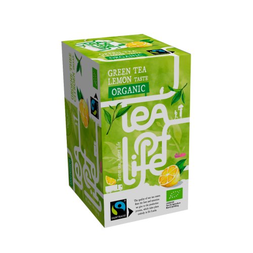 Tea of Life EKO Fairtrade Green Tea Lemon 25x1,5g