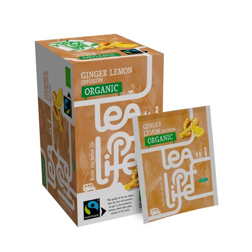Tea of Life EKO Fairtrade Ginger Lemon Infusion 25x1,5g