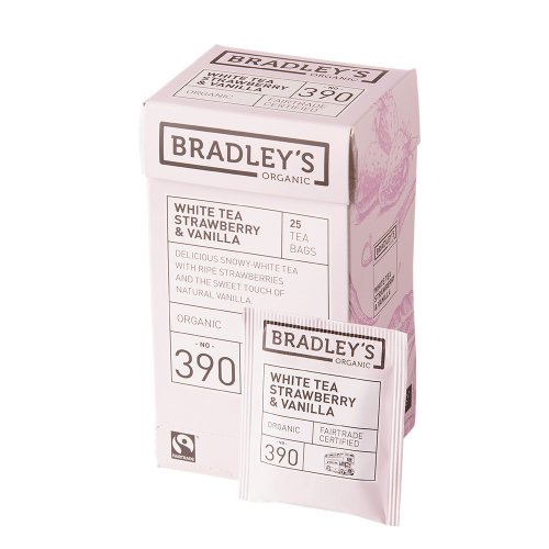 Bradley's EKO & Fairtrade White Tea Strawberry & Vanilla