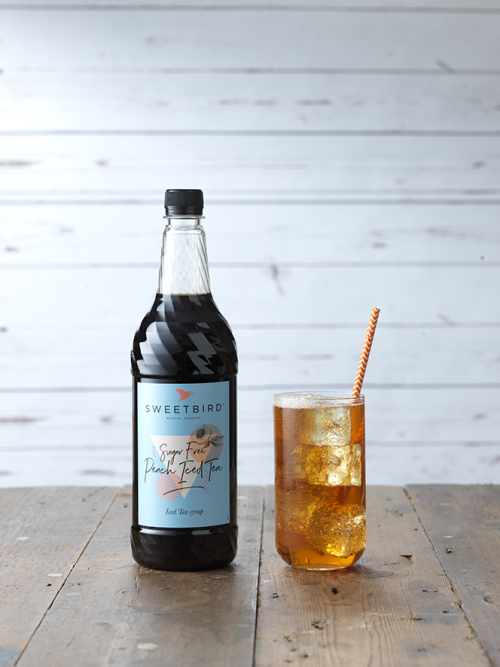 Sweetbird SUGAR FREE Peach Iced Tea Syrup 1 l