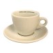 Cappuccino cup and saucer